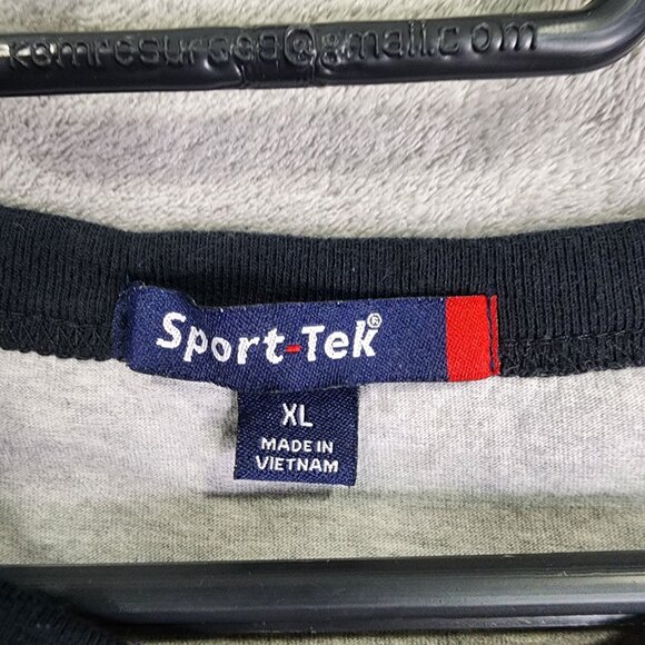 Mens Sport-Tek Shirt Black & Gray The Summit Enlightened Experience Raglan XL - Picture 5 of 8